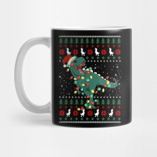 I Want A Dinosaur For Christmas Ugly Sweater Xmas Mug